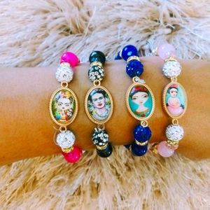 Frida Khalo Crystal bracelet